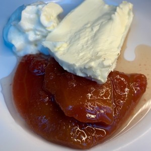 Postre - queso crema con guayaba