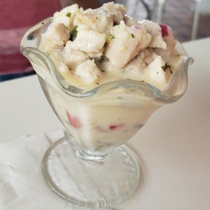 Ceviche de corvina