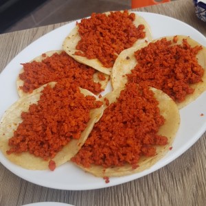 tacos de chorizo 