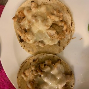 tacos de pollo