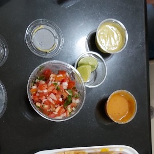 salsas y pico de gallo