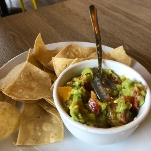 nachos con guacamole entrada