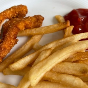 papas fritas y fingers