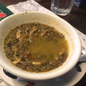 Sopas - Lentejas con pollo