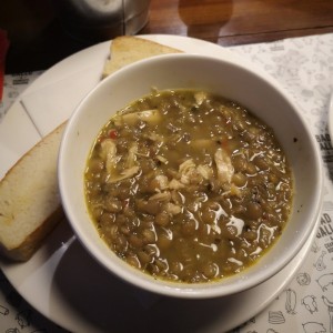 Sopas - Lentejas con pollo