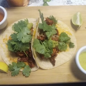 tacos de pollo al pastor