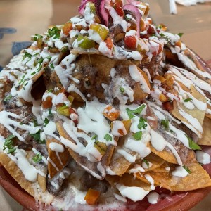 nachos de la abuela vegetariano