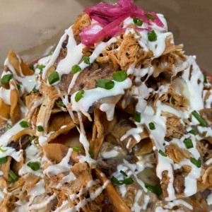 Nachos de pollo