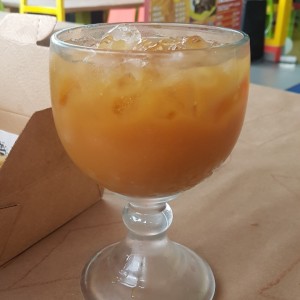 Jugo de naranja y miel