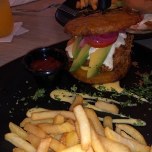 hamburguesa de patacon