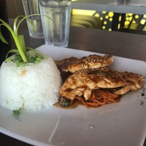 Pollo teriyaki