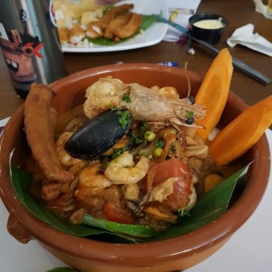 cazuela de mariscos 