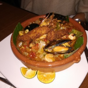 cazuela de mariscos