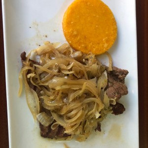 Bistec con tortilla