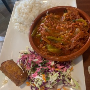 Ropa vieja con arroz