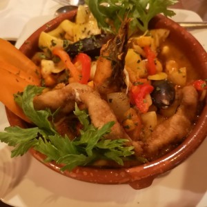 Cazuela de mariscos