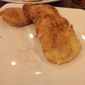 Patacones de yuca