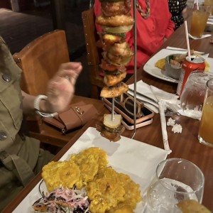 Brocheta de pollo