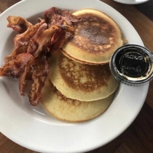 Pancake pancake con tocino