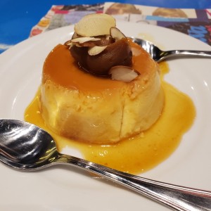 FLAN CASERO CON DULCE DE LECHE