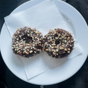 mini dounuts de chocolate 