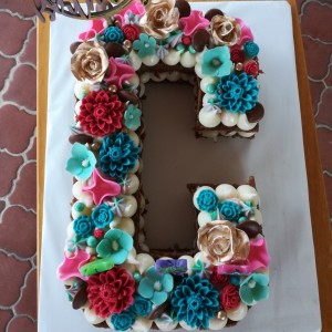 Letter cake