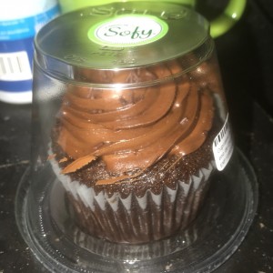 cupcake de chocolate