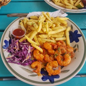 Platos Fuertes - CAMARONES AL AJILLO