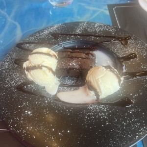 Postres - Brownie con Gelato