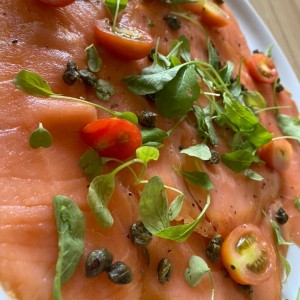 carpaccio de salmon