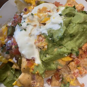 Nachos de pollo