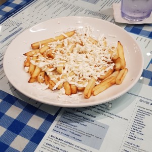 Papas asadas con queso feta