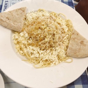 Spaguetti de Pollo al Olio