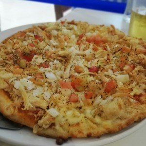 Pizza especial de pollo