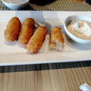 Croquetas de cangrejo