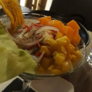 Ceviche de pescado 