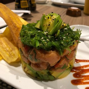 Tartar de salmon