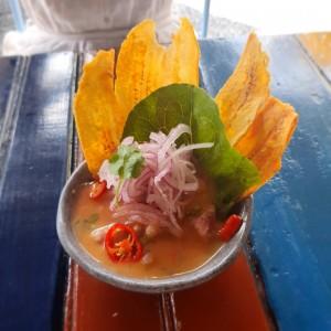 ceviche de corvina