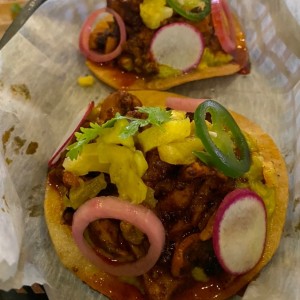 tostadas de pulpo 