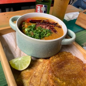 Guacho de mariscos 