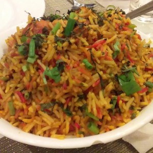 Arroz Basmati con pollo