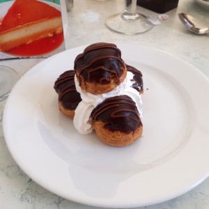 Profiteroles con Nutella