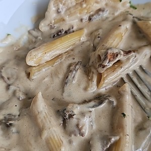 penne en salsa fungi porccini