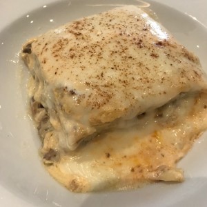 lasagna de pollo gratinada 