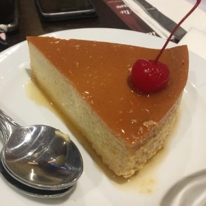 Flan de la casa 