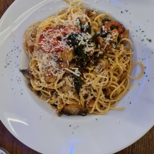 spaguetti al oleo