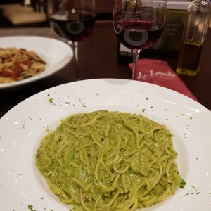 spaguetti al pesto