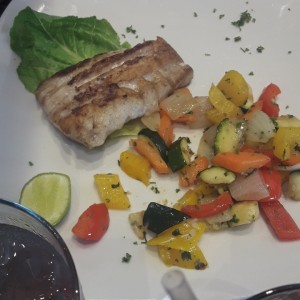 corvina a la plancha