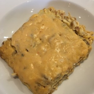 Lasagna de Pollo con hongos