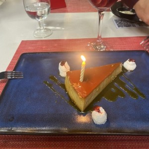 Flan de la casa